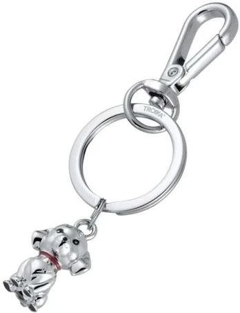 Troika Pakabutis TROIKA Tiny Puppy, metal, sidabrinė
