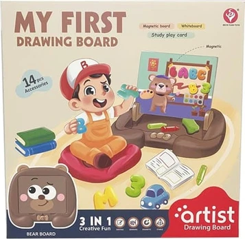 Magnetinė dvipusė piešimo lenta Bear 050-63