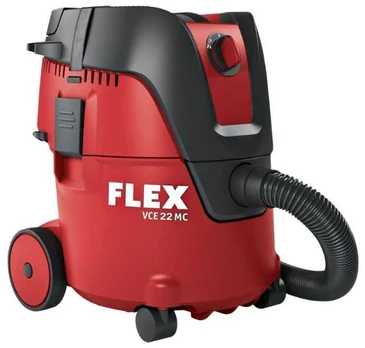 Akumuliatorinis dulkių siurblys FLEX VCE 22 L AC 2x18,0