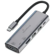 I/O HUB USB-C 5IN1/MRCS511 MEDIARANGE kaina