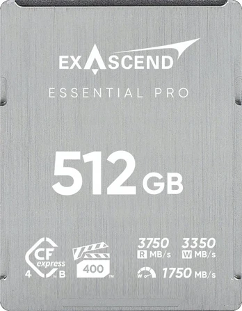 Atminties kortelė ExAscend Essential Pro CFexpress B 512GB 4.0 (EXPC4EB512GB) kortelė