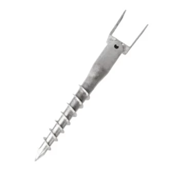 Įsukamas sraigtinis U tipo polius, 101 x 885 x 2 mm, HDG