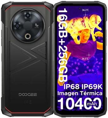 Doogee Fire 6: Termovizorinis, 6/256gb, Dual Sim, Android 14, 10400mah