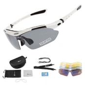 Rockbros 10002 polarizing cycling glasses - baltas kaina