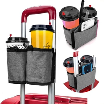 Dėklas LUGGAGE CUP HOLDER Juodas