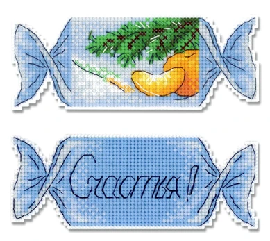 Cross stitch kit "New Year's candy No. 2" SR-1119
