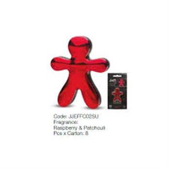Mr&Mrs Car air freshener JEFF Raspberry&Patchouli, Chrome red
