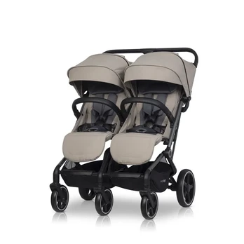 Easy go Vežimėlis dvynukams Echo, Savana beige