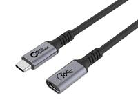 MicroConnect Premium USB-C cable Extender 2m 10Gbps, 100W, USB 3.2 Gen