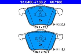 ATE 13.0460-7188.2 Brake pad set