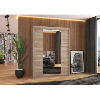 Sliding wardrobe with mirror INESS 150