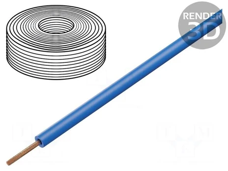 Wire | H07Z-K | stranded | Cu | 1.5mm2 | LSZH | blue | 450V,750V | 100m