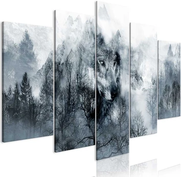 Artgeist Paveikslas - Mountain Predator (5 Parts) Wide