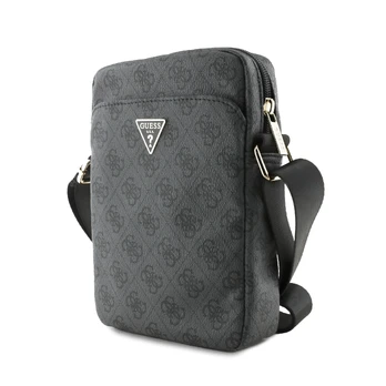 Dėklas Guess PU 4G Triangle Logo Bag 8" Juodas