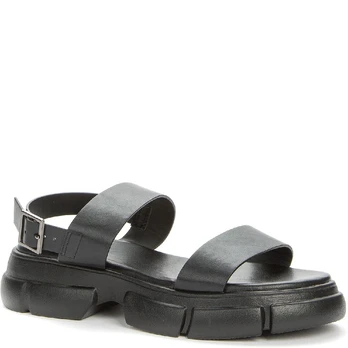Basutės moterims, Juoda, SANDALS