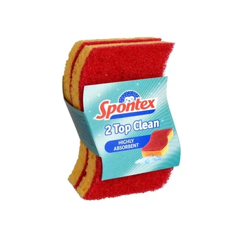 Virtuvinės kempinės SPONTEX TOP CLEAN, 2 vnt.