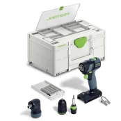Akumuliatorinis gręžtuvas-suktuvas Festool TXS 18-Basic-Set, 18 V, (be akum. ir krov.), (577335) kaina