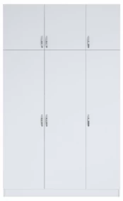 Spinta Kalune Design BA104 - 1989, balta, 145 cm x 55 cm x 239 cm kaina