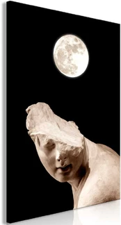 Artgeist Paveikslas - Moon and Statue (1 Part) Vertical kaina