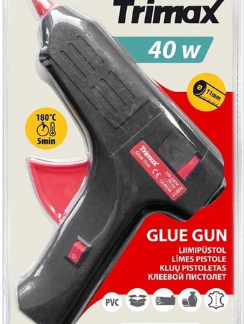 Klijų pistoletas TRIMAX, 40 W, D-11 mm