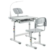 Augantis vaikiškas stalas ir kėdė «Ergonomica Grey» kaina