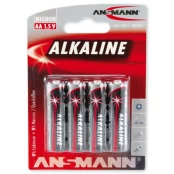 Elementai ANSMANN LR6(AA), 4 vnt., alkaline kaina
