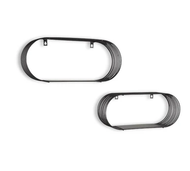 Jessica sienas plaukti set 2-pack melns