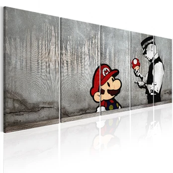 Artgeist Paveikslas - Mario Bros on Concrete