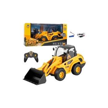 Backhoe Loader Bulldozer Remote Control RC Huina 1:24