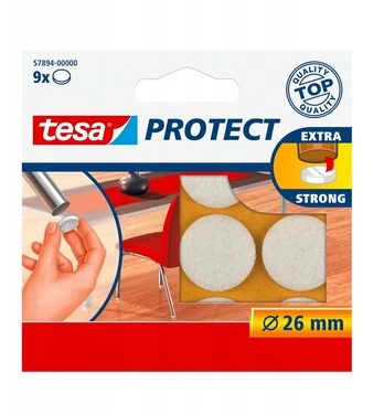 Tescoma Veltinio baldų padėkliukai kėdėms stalui Tesa 26mm 9vnt