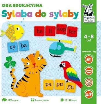 Edgard Edukacinio žaidimo skiemens skiemuo 4–8 metai