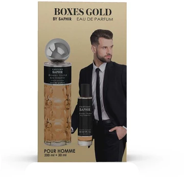 Parfums Saphir GOLD BOXES CASE 2 pcs