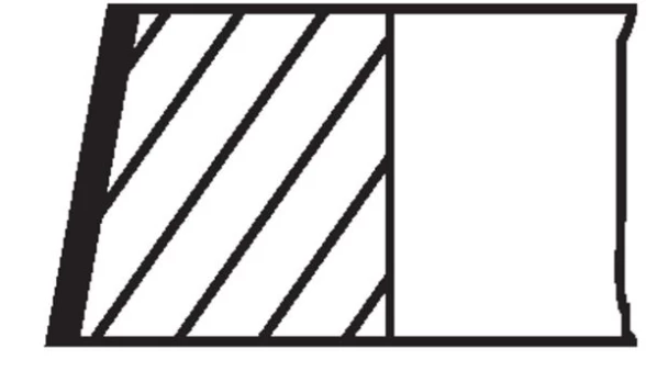 MAHLE 033 18 N0 Piston ring set