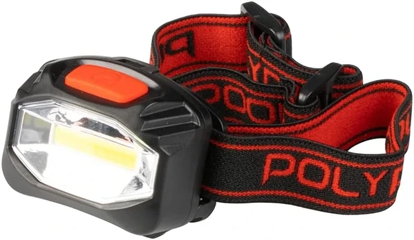 POLYPOOL LED galvos žibintuvėlis, 3 W, 180 lm, 3 režimai, PP3156