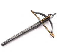 Metalinis mini arbaletas – dekoratyvinė replika, dovanos idėja kaina