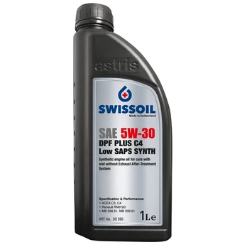 SAE 5W-30 DPF PLUS C4 Low SAPS variklinė alyva, 1L