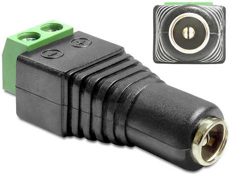 Delock Adapteris 2 kontaktų – DC 2,5 x 5,5 mm (65485)