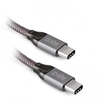 Cable USB 2.0 A - Type-C SBS 1m white, 240W