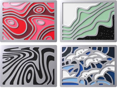 HyperX Abstract Series Magnetic Badge