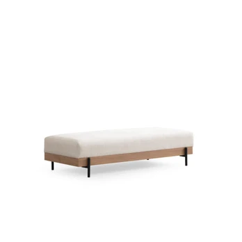 Pouffe Eti Oak Pouffe - Baltas