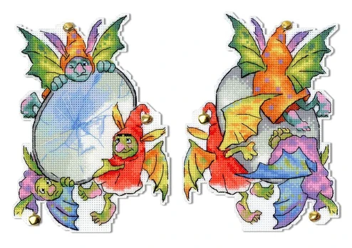 Cross stitch kit "Trolls" SR-929