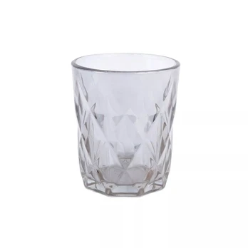 Stiklinė CORAL 250ml, sidabro blizgesys