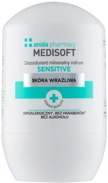 Anida Medisoft Sensitive dezodorant mineralny roll-on 50ml