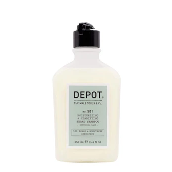 Depot 500 Beard & Mustache Specifics No. 501 Beard Shampoo Moisturizing & Clarifying, 250 ml