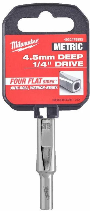 MILWAUKEE NASADKA 1/4" DŁUGA 4,5mm