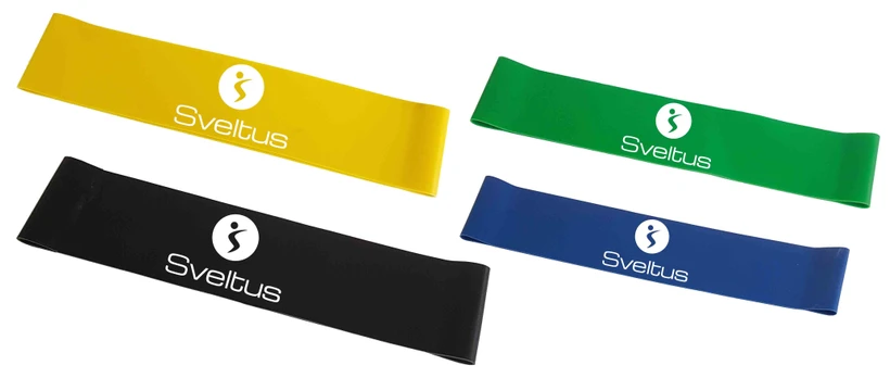 SVELTUS LATEX Mankštos juostų rinkinys, 4 vnt.