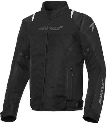 Vyriška tekstilinė striukė SEVENTY 70 SD-JR48 RACING Juoda
