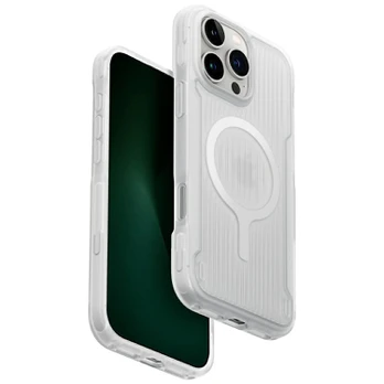 Dėklas Case UNIQ Combat Active for iPhone 16 Pro Max Magclick Charging lume baltas