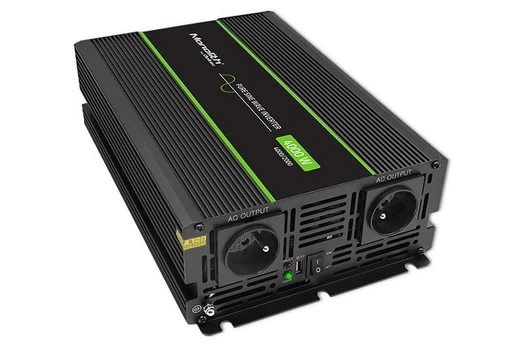 Įtampos keitiklis Qoltec Pure Sine Wave Monolith (51935) 2000W 12V