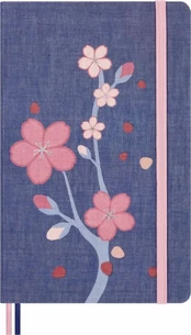 Moleskine Sakura 2025 Large Plain Hardcover Notebook kaina